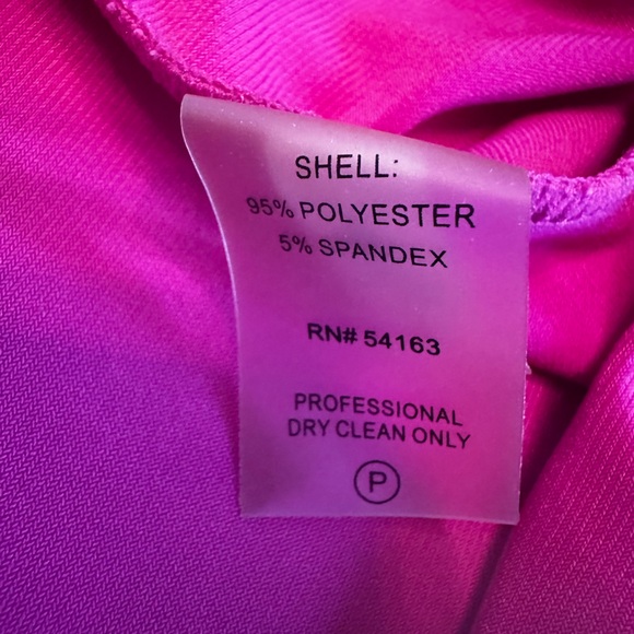 Calvin Klein Women's Size 1X Pink Pleated Neck Keyhole Back Sleeveless Blouse - Picture 12 of 15